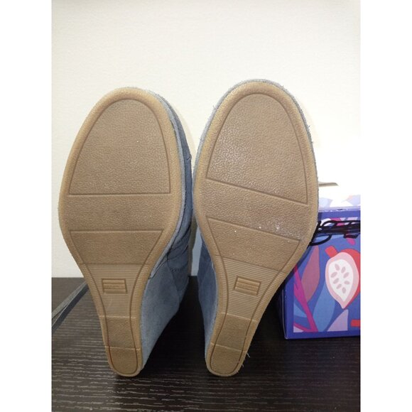 NWOT Tom's Women's Grey Bailey Wedge Ankle Booties Boots Sz. 6 - Picture 4 of 6